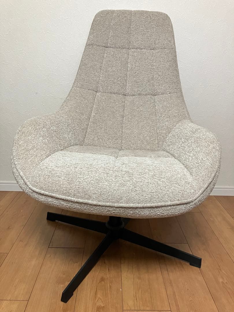 モダンデザイン ベージュファブリック 1人掛けソファ 一人掛けソファ ファブリック 北欧風 ナチュラル モダン ベージュ