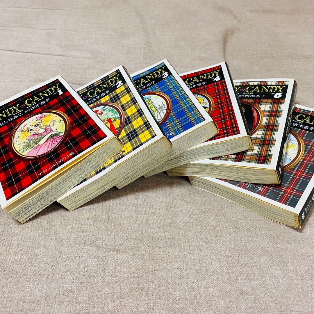 絶版品】キャンディキャンディ 全巻セット1〜6巻いがらしゆみこ 文庫本