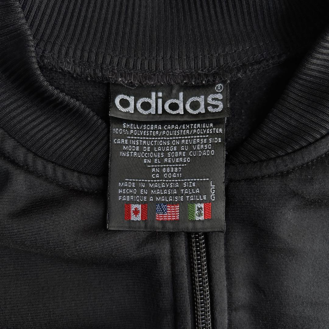 80s〜90s アディダス トラックジャケット ATP STT 万国旗 黒タグ