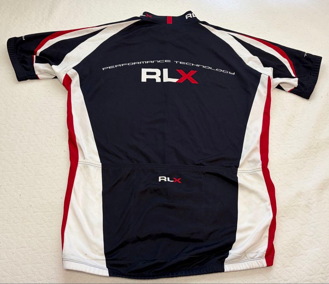 ラルフローレン RLX サイクルジャージ ネイビー/レッド/ホワイト