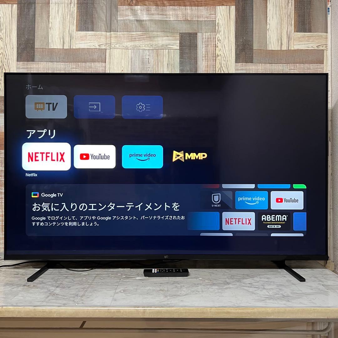 即日受渡❣️全国送料込半年前購入FPD55型4KGoogleTV ネット動画多数 Amazon | FPD チューナーレステレビ 43V型 4K Google TV ネット動画