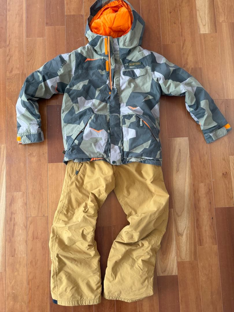 Burton 子ども用スノーボードウェア 迷彩 BURTON（バートン） スノーボードウェア キッズ ジャケット 25-26