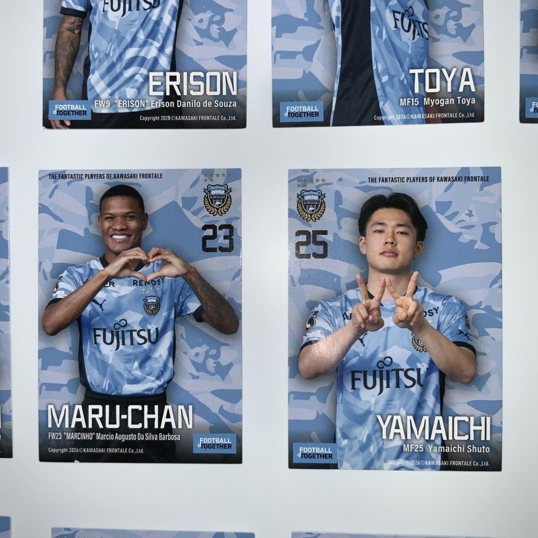 川崎フロンターレ 選手トレカ 18枚セット 状態難あり - メルカリ
