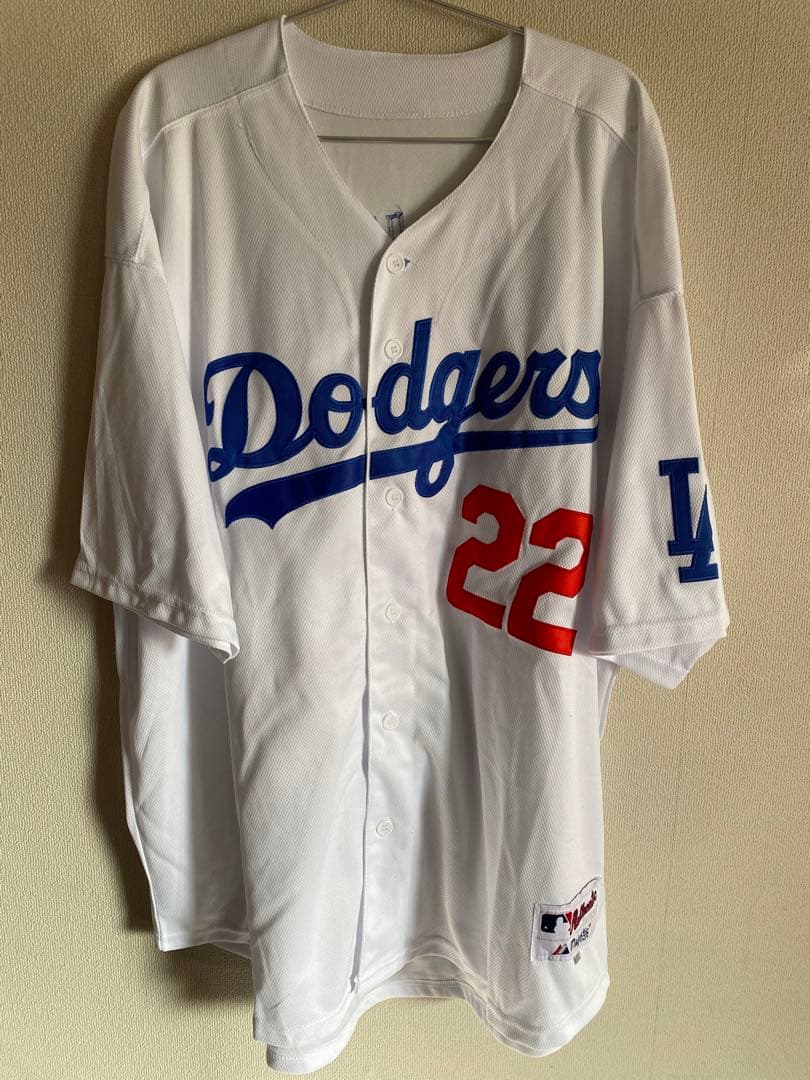 メジャーリーグ　ドジャース　ユニフォーム　カーショー選手 MLB クレイトン・カーショー ユニフォーム ホワイト メンズ - MLB