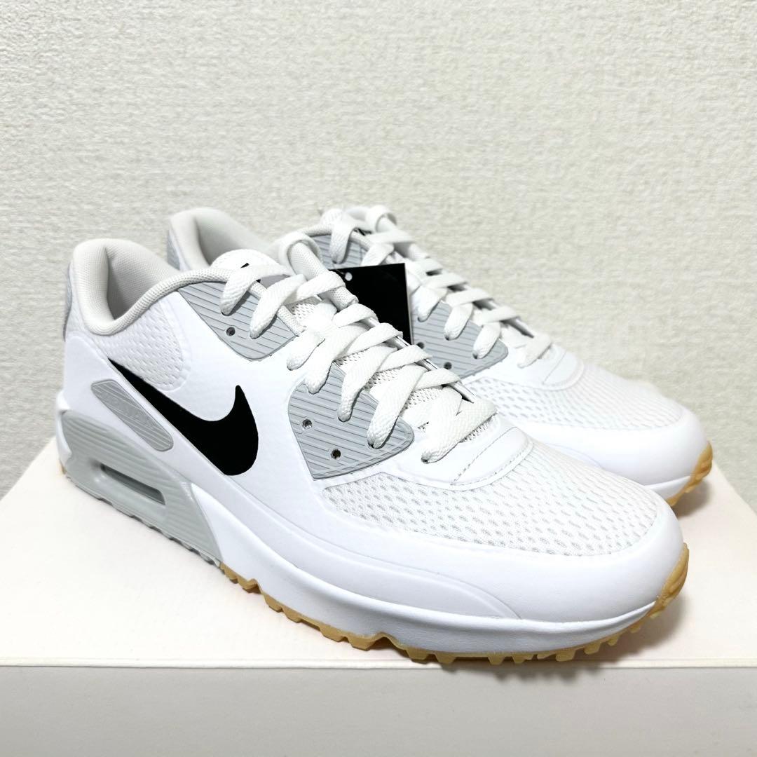 ナイキ ゴルフ 27cm エアマックス 90 G シューズ スパイク 靴 白