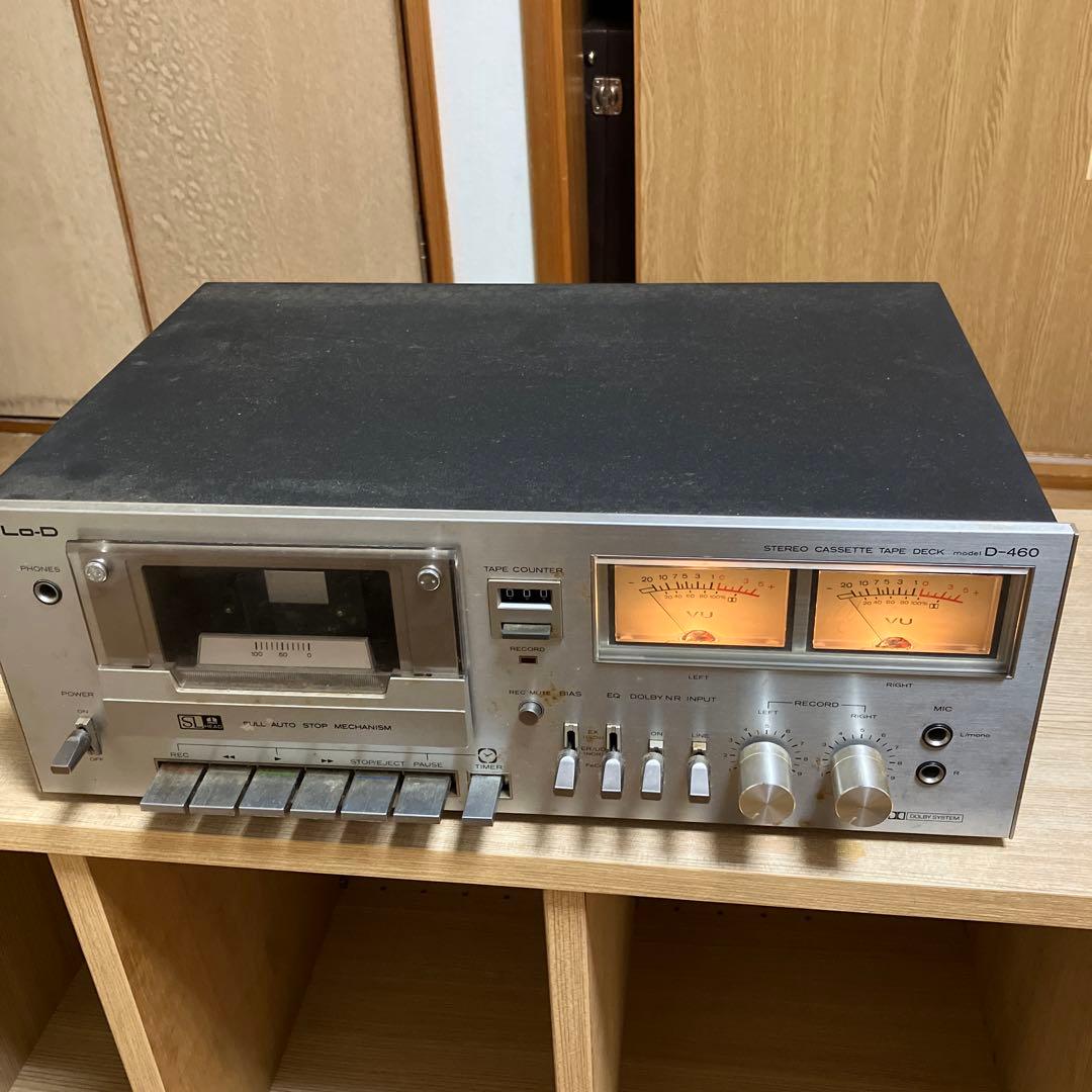 日立 LO-D D-460 カセットデープ デッキ ジャンク - メルカリ