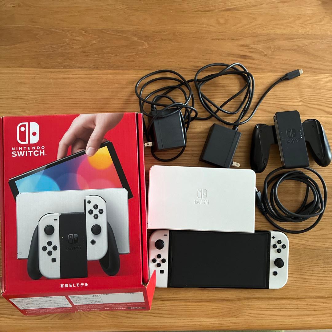 Nintendo Switch ホワイト 本体　有機EL Amazon.co.jp: Nintendo Switch(有機ELモデル) Joy-Con(L)/(R