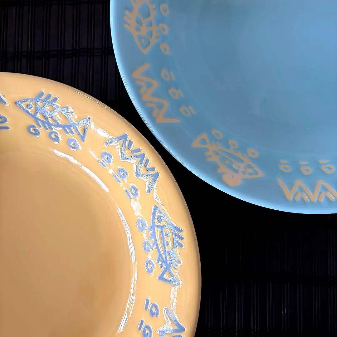 未使用保管品】【藤井風】魚柄ミッチャム カレー皿 パスタ皿 5色