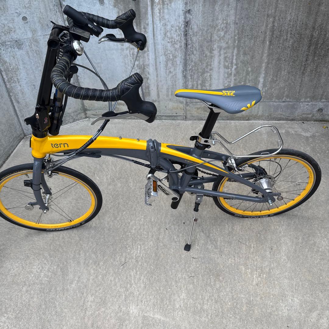 tern 折りたたみ自転車 イエロー/グレー　VERGE x30h 折りたたみ自転車 ターン(tern) Verge X30h 2012モデル 東京・銀座の
