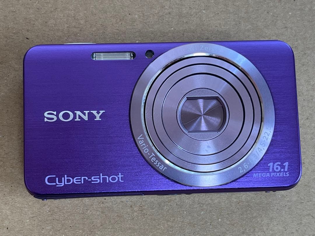 SONY ソニー サイバーショット DSC-W630 デジカメ パープル 紫 - メルカリ