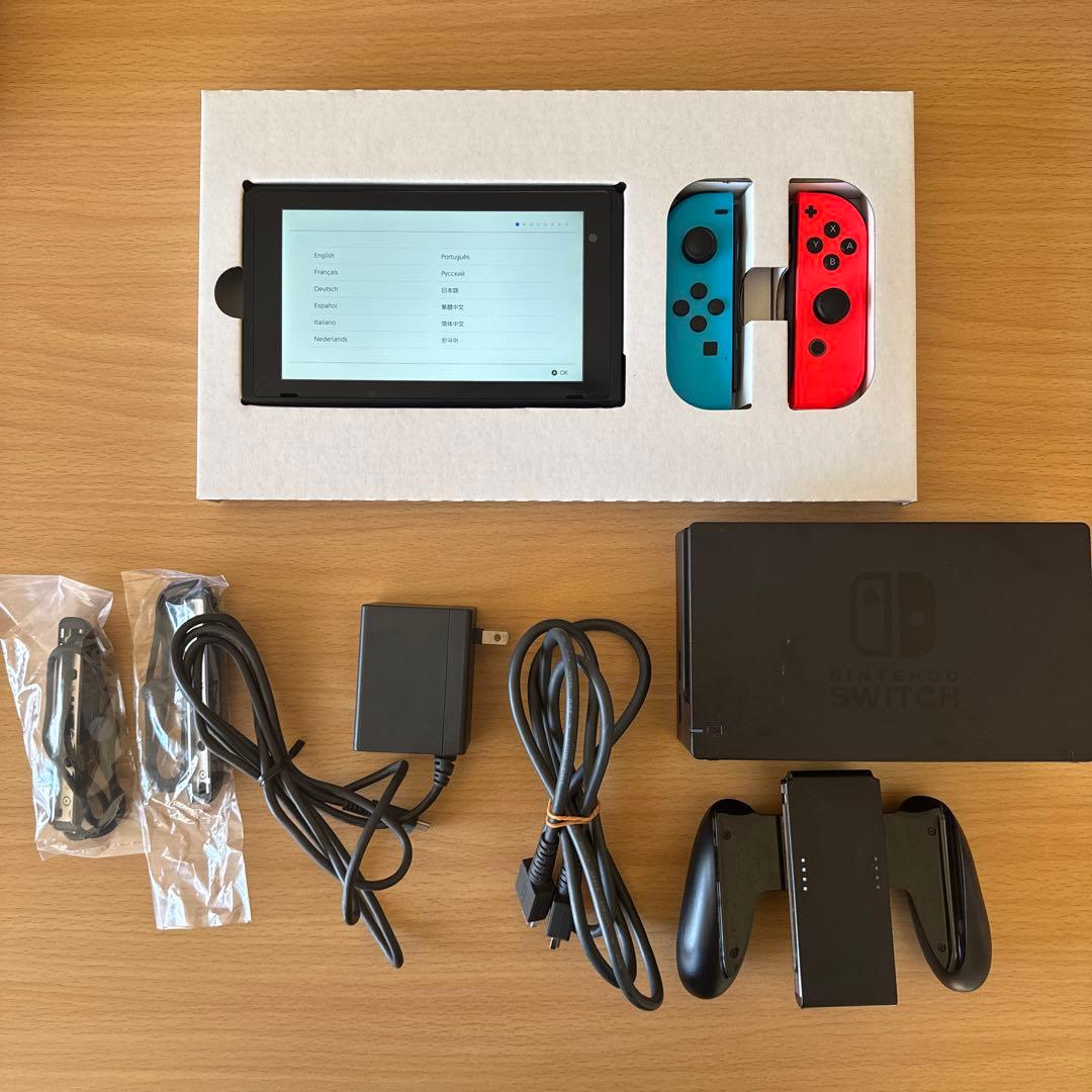 【箱付き】Nintendo Switch 本体 青/赤Joy-Con,付属品付き Amazon.com: Nintendo Joy-Con (L/R) - Neon Red/Neon Blue (Renewed