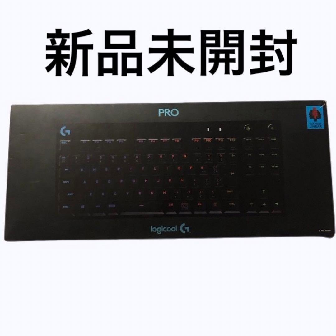ロジクールG PRO ゲーミングキーボード 有線 リニア 赤軸 日本語配列 ゲーミングキーボード PRO X TKL(Linear 赤軸) ブラック G-PKB-003WL