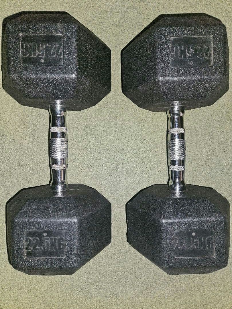 22.5kg ヘキサゴンダンベル 2個セット