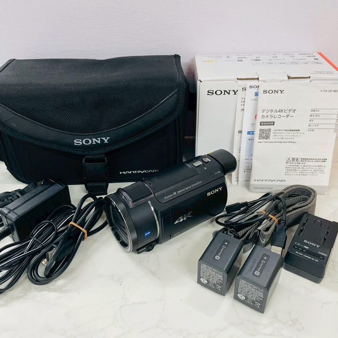 SONY FDR-AX60 2019年製 箱切り取り有 WW1542 SONY FDR-AX60 2019年製 箱切り取り有 WW1542 - メルカリ