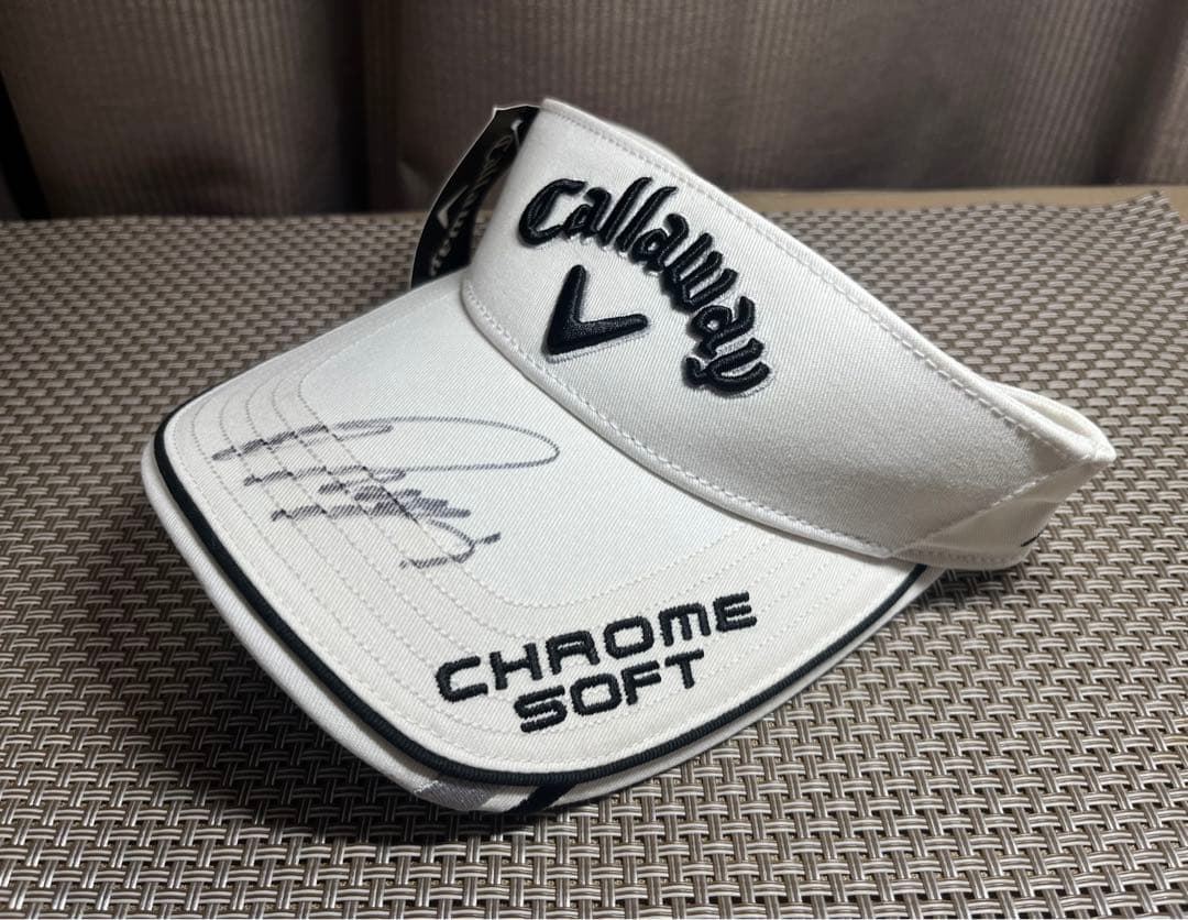 石川遼サイン入りサンバイザーキャロウェイ - メルカリ