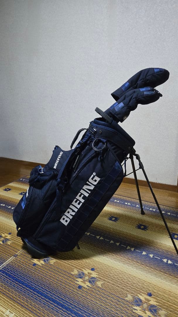 BRIEFING キャディバッグ ヘッドカバーセット BRIEFING キャディバッグ＆ヘッドカバー4点セット マスタード 使用3