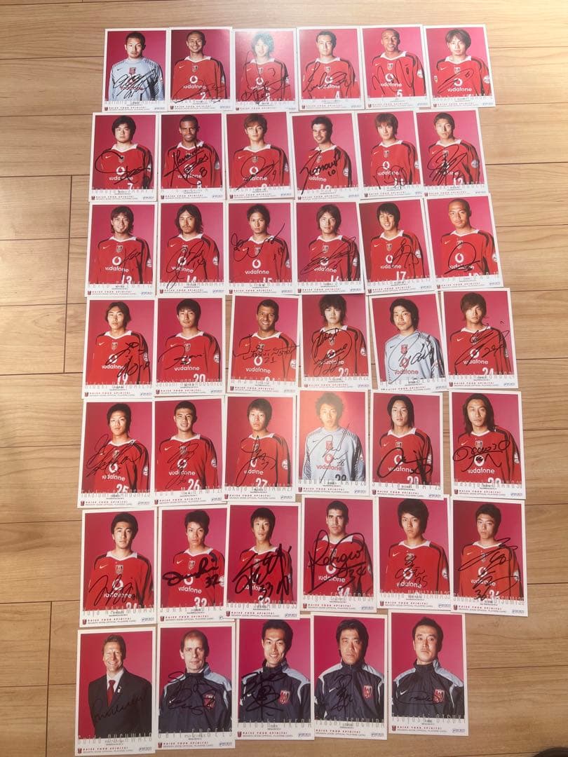 [フルセット]2006年浦和レッズ サイン入りポストカード [41枚] 06年 浦和レッズレディース 選手配布ポストカード 笠嶋由恵サイン入り