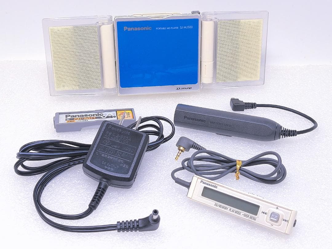 動作確認済】Panasonic ポータブルMDプレーヤー SJ-MJ500 - メルカリ