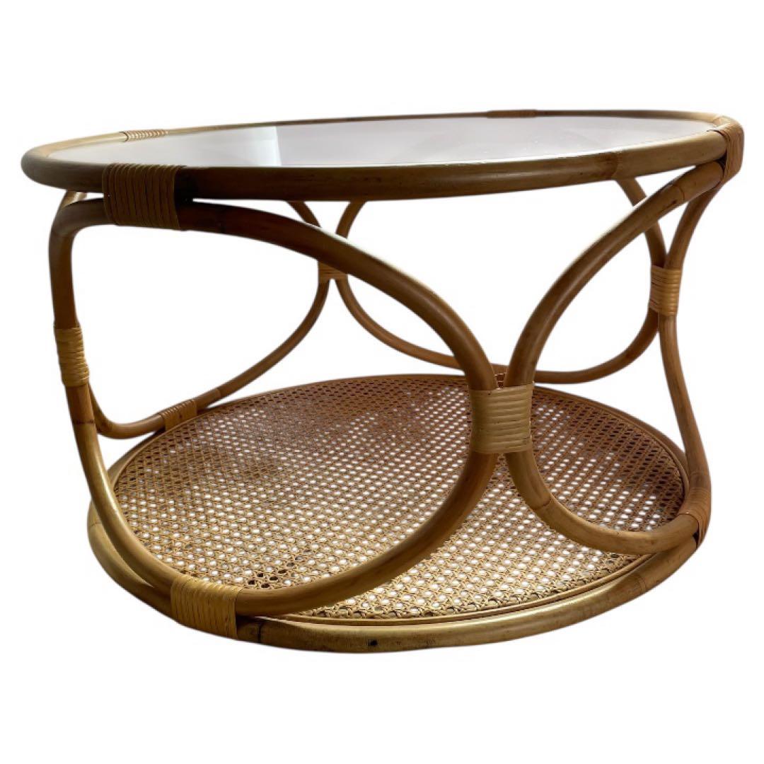 unico】WEAVA（ウィーバ）ローテーブル Φ650 センターテーブル