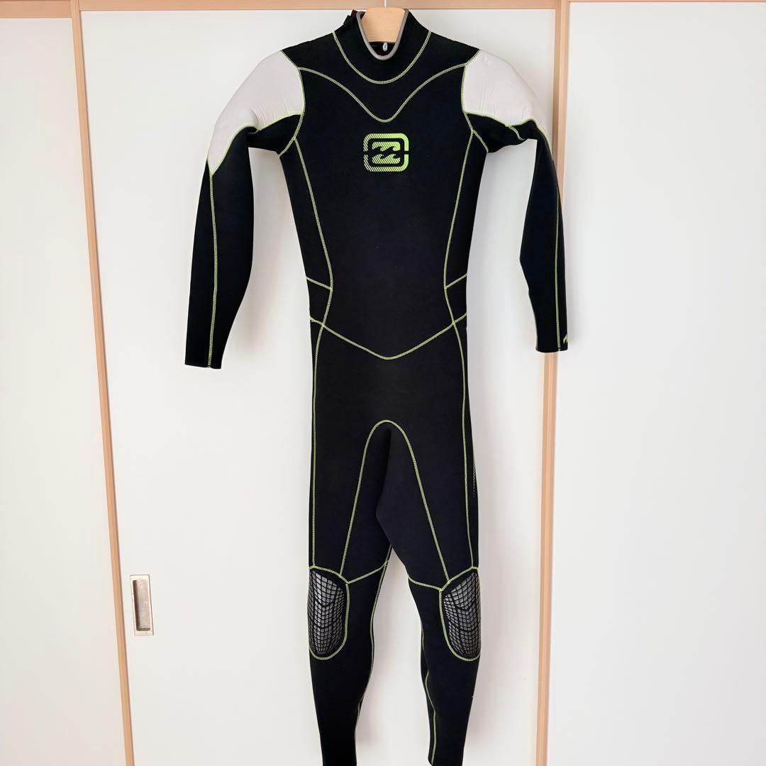 BILABONG(ビラボン)3mm フルスーツFURNACEオーダーM.ML相当 ビラボン ウェットスーツ メンズ 3mm / 2mm チェストジップ フルスーツ