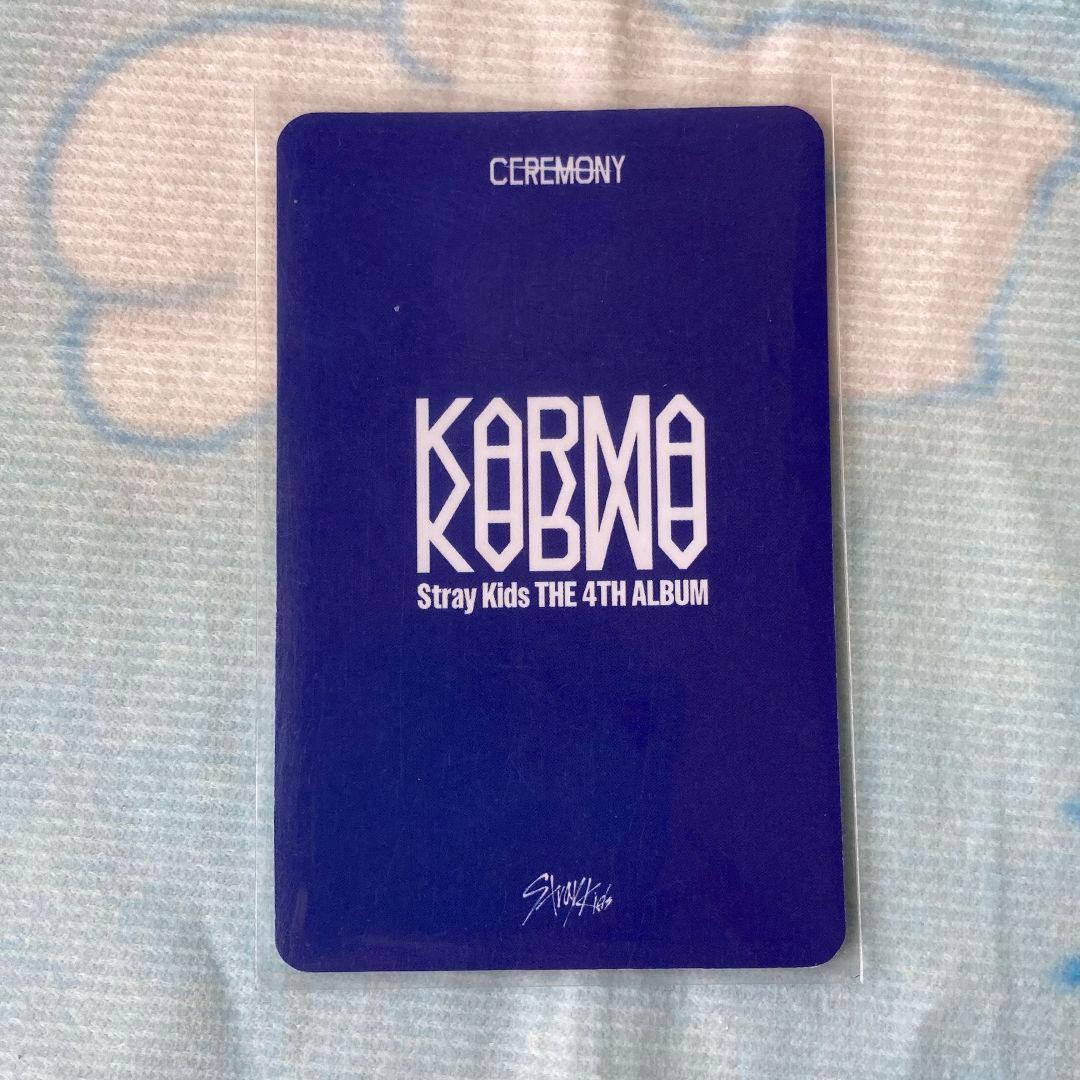 StrayKids サノク ヒョンジン スキズ KARMA 韓国 事前収録トレカ