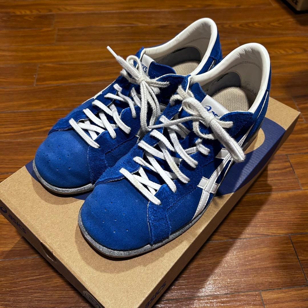 【アシックス】ウエイトリフティングシューズ（ブルー）27.0cm