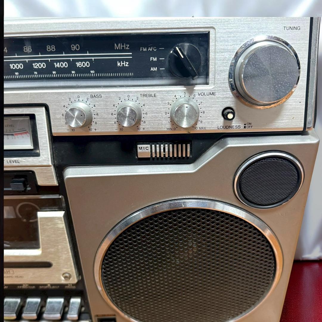 ☆良品 AIWA CS-80 ラジカセ FM AM ラジオ カセットレコーダー - メルカリ