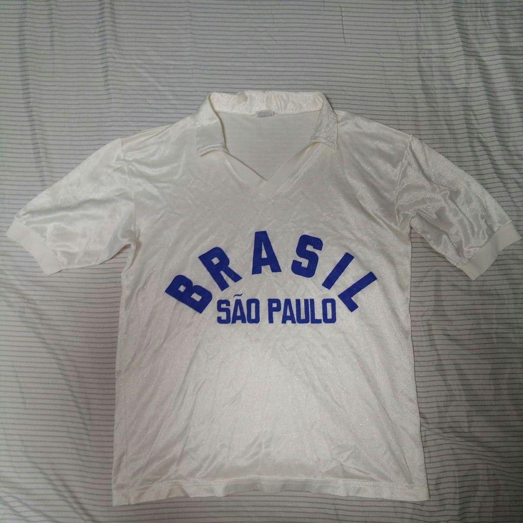 1986年来日 ブラジルサンパウロ州選抜チームのシャツ＆パンツ ホワイト