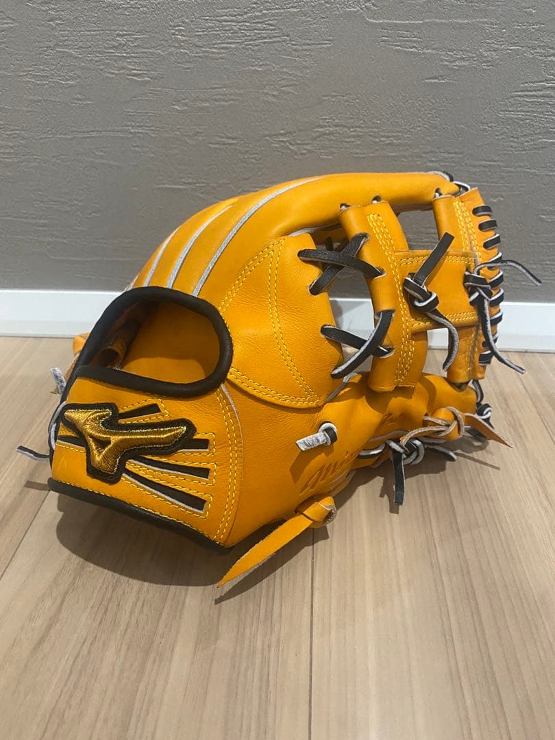 ミズノプロ　未使用　型付け済み　軟式グラブ 平裏刺繍1円】2025モデル ミズノプロ クラシック 軟式 グローブ グラブ