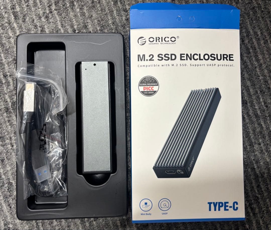 ADATA SX6000PNP 1TB M.2 SSD + エンクロージャー