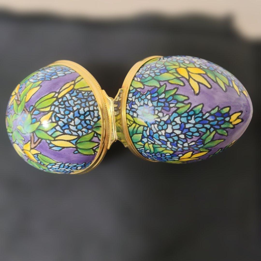 希少】Tiffany & Co. ハルシオンデイズ エナメル卵型ボックス - メルカリ