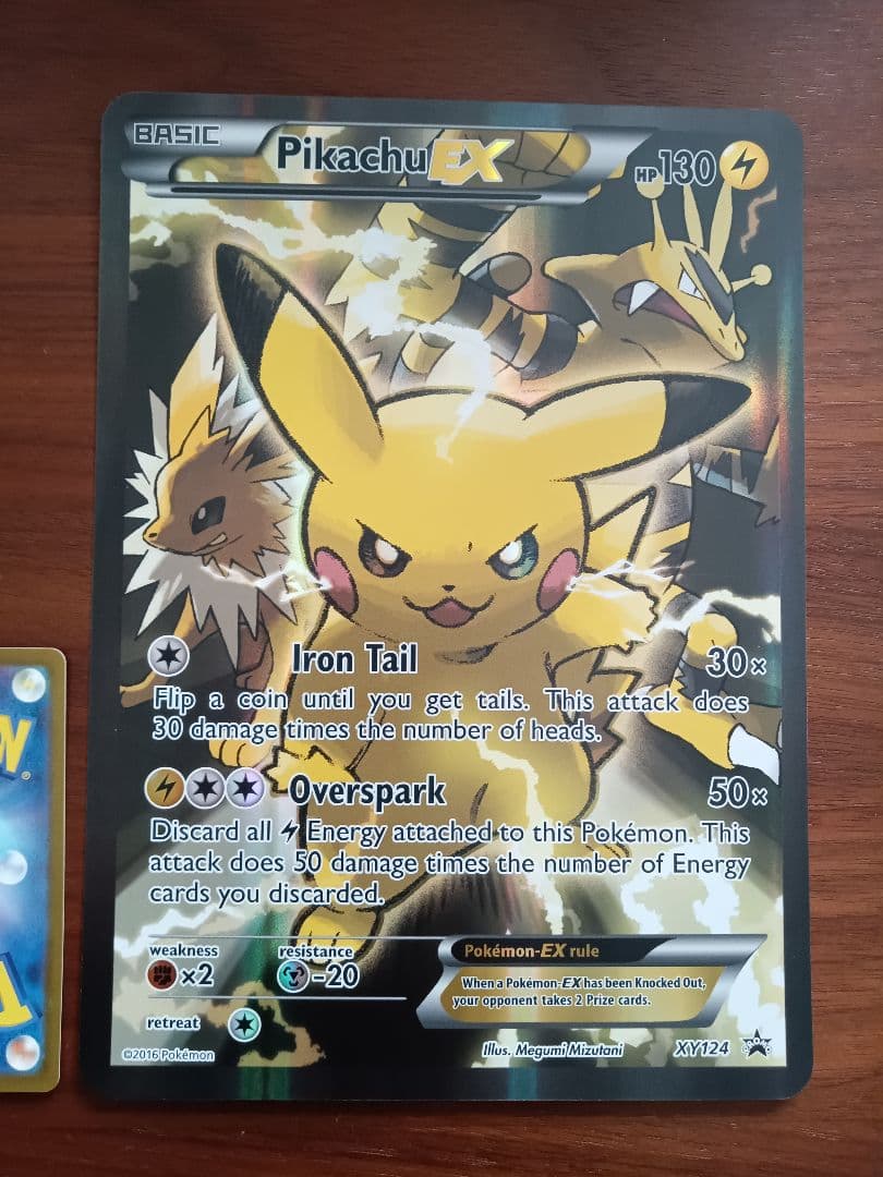 ジャンボカード ピカチュウex 英語版 1枚 - メルカリ