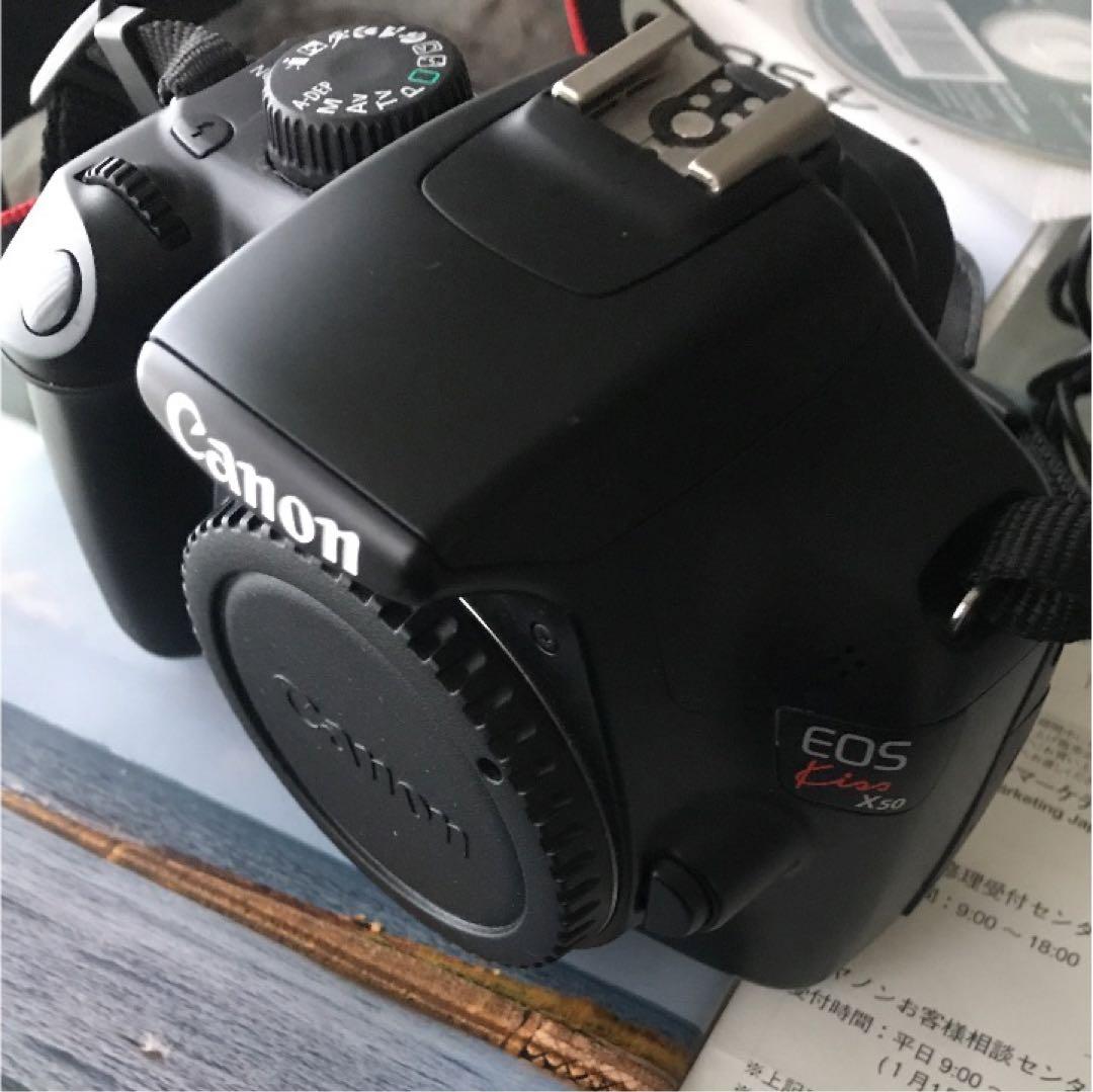 Canon EOS kiss x50 IS ズームレンズセット - メルカリ
