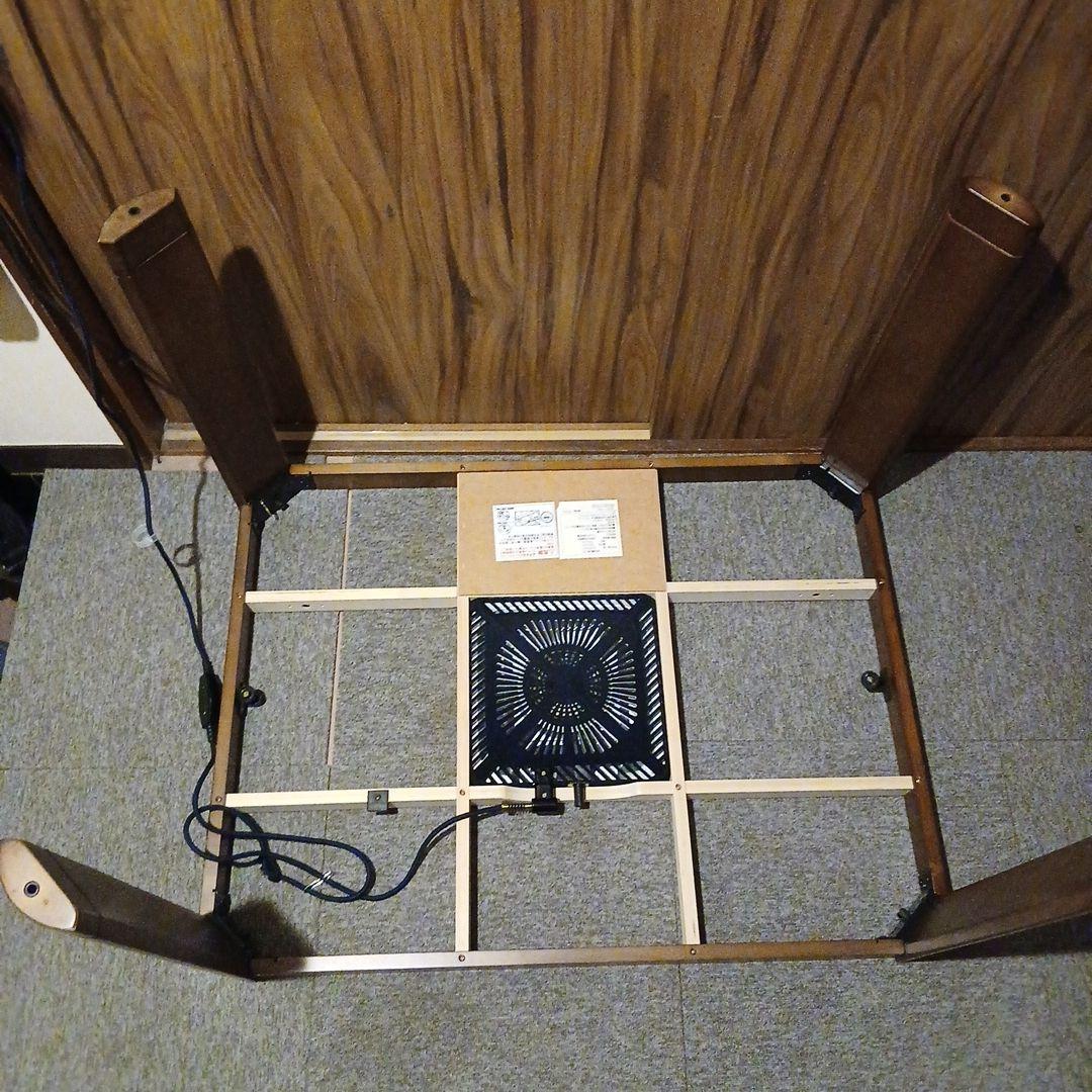 中古 なかむら 中村 ダイニングこたつ NKGM1-105H 105×80×70 - メルカリ