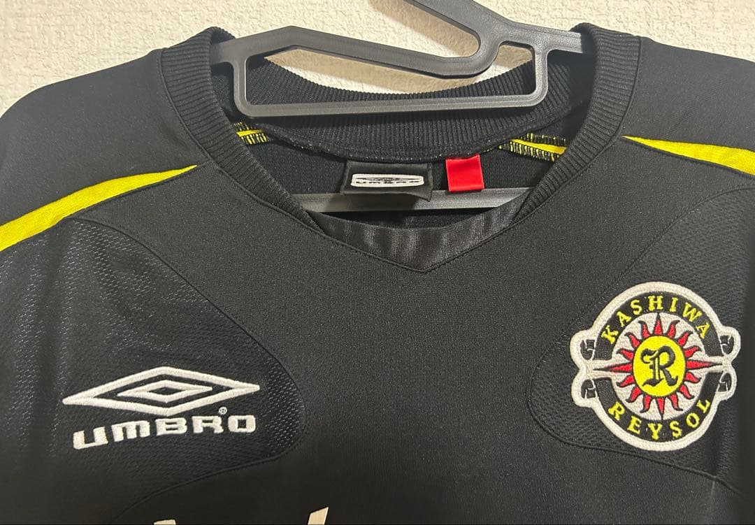 美品】柏レイソル 選手用練習着 支給品 長袖シャツ 黒 XO REY品番