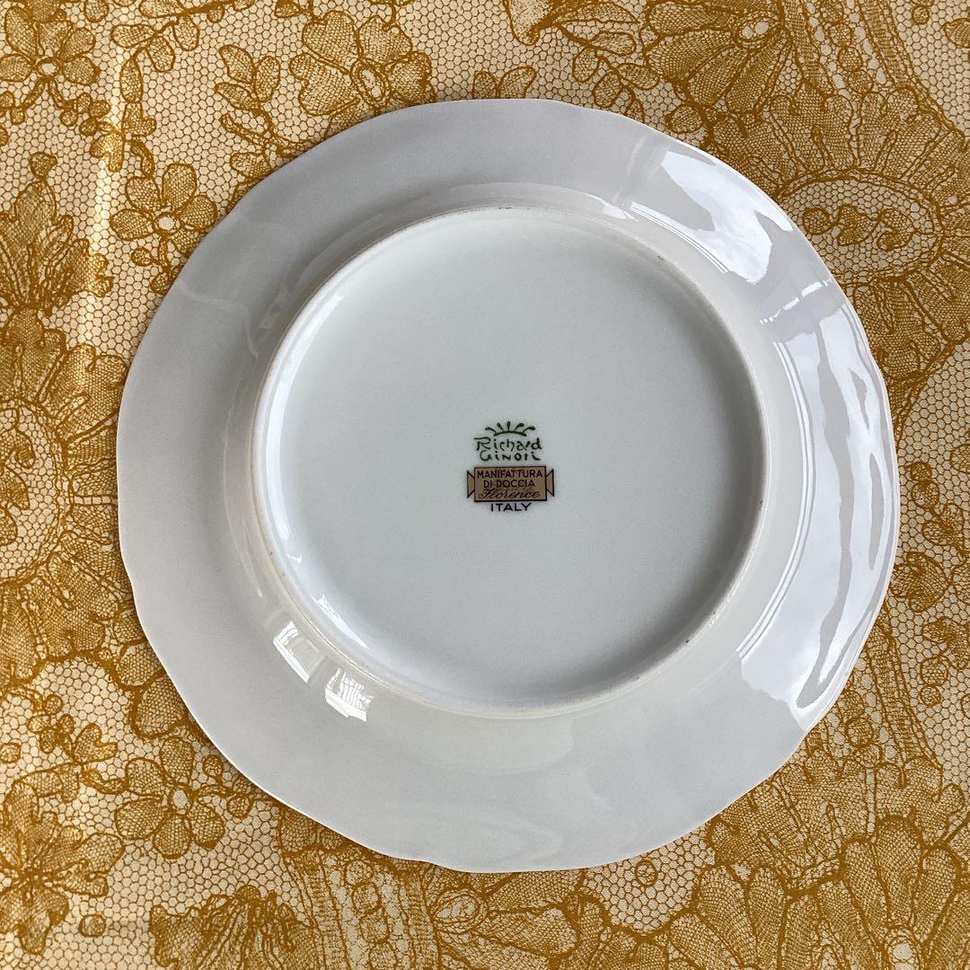 《リチャードジノリイタリアンフルーツ》ケーキ皿20cm 4枚セット