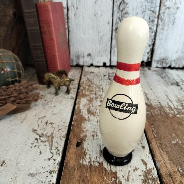 60-70s ヴィンテージ ボウリングピン オブジェ H17.5cm ボーリング