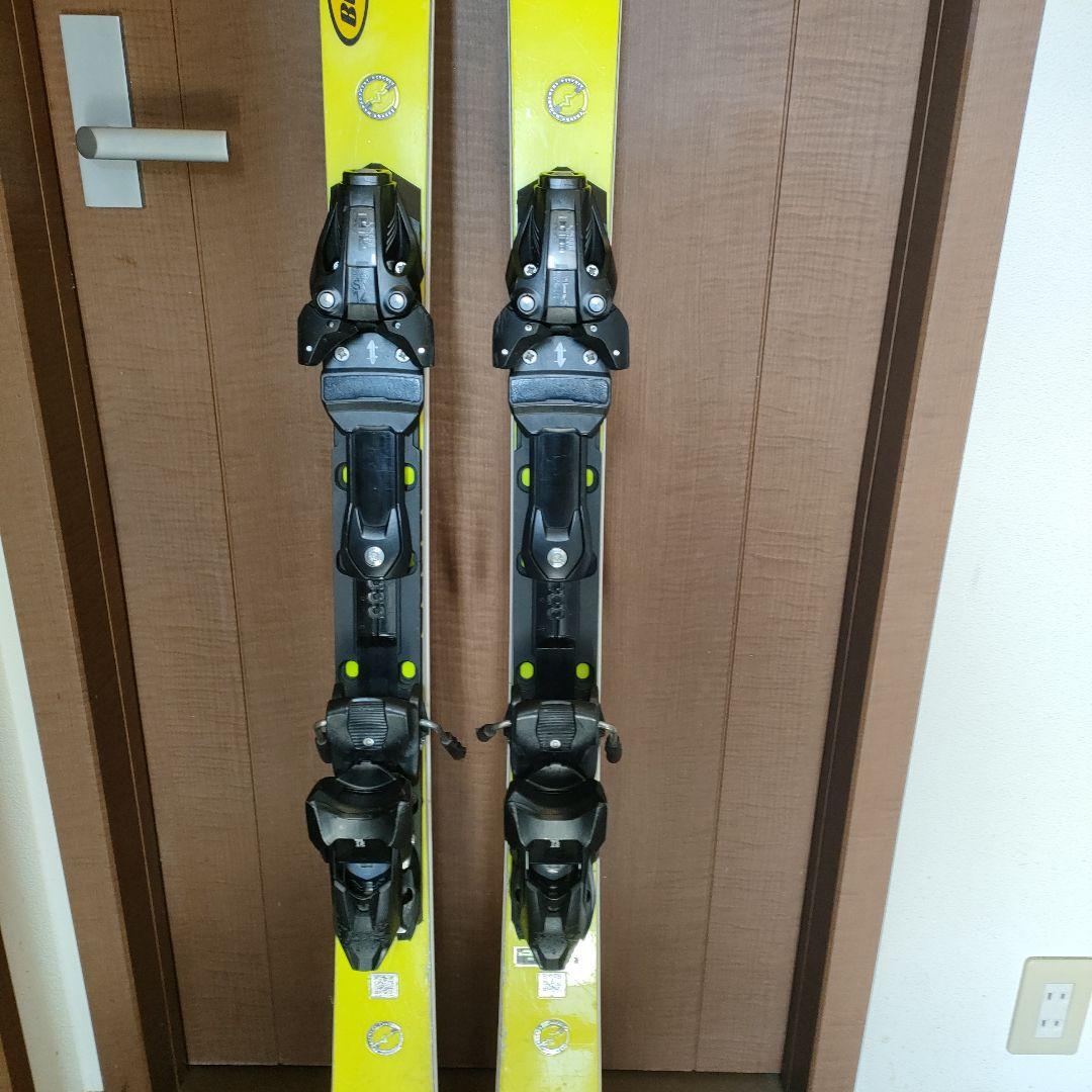 HEAD スキー板 (165cm)イエロー バインディング付き - メルカリ