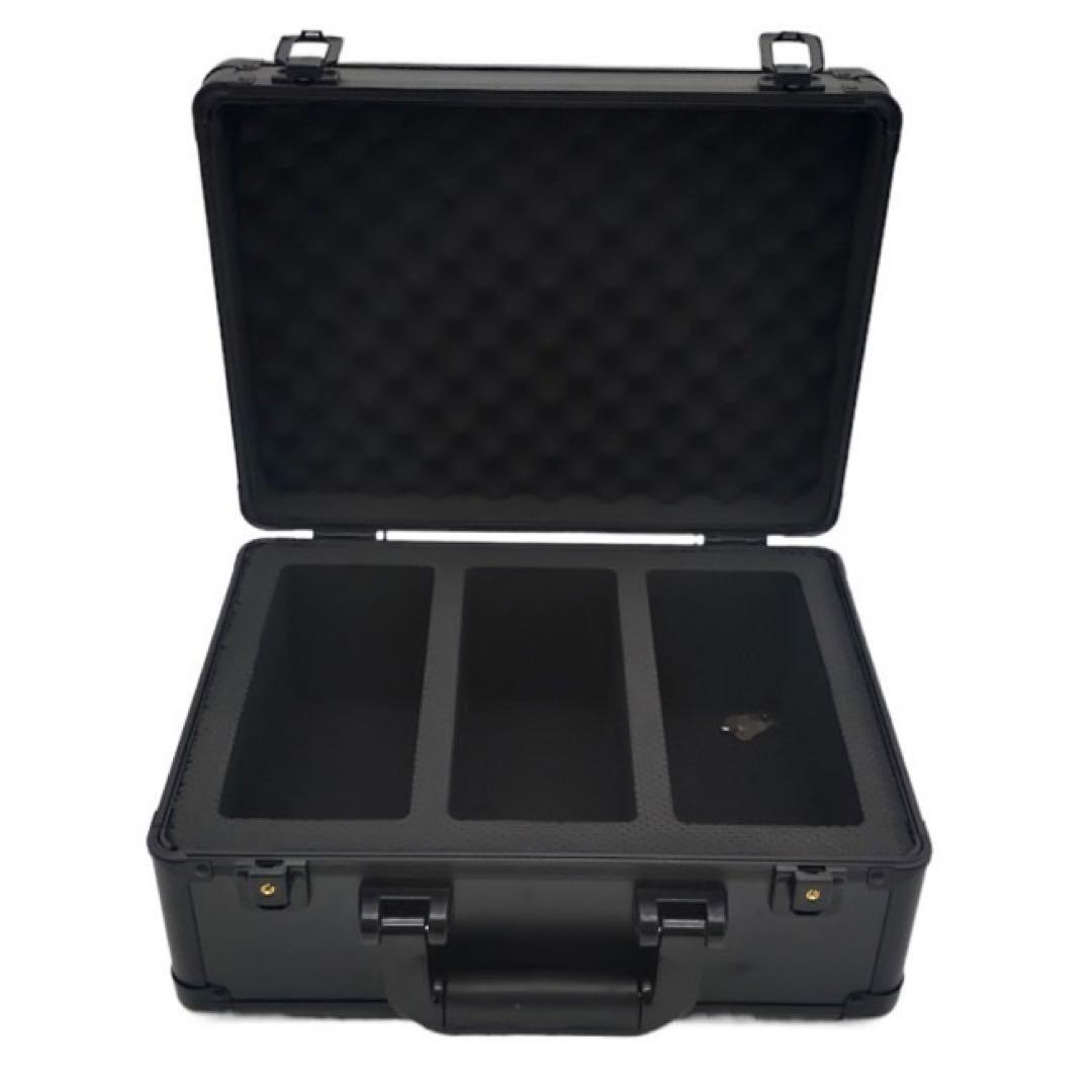 PSA鑑定用収納ケース　アタッシュケース ストレージボックス アルミ製　3列 PSA鑑定用 収納ケース アタッシュケース ストレージボックス アルミ製