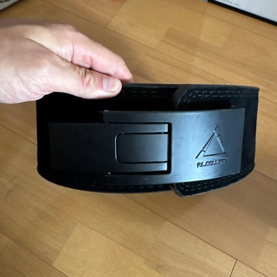 【美品】P.L.collegeベルト　パワーベルト　パワーチューブ 世界3位が監修。YouTube9.3万人のパワーリフターが作る「パワー