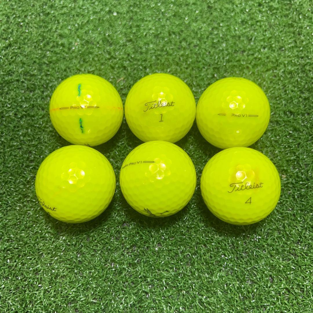A52】 Titleist PROV1 黄 2023年 ロストボール 24球 - メルカリ