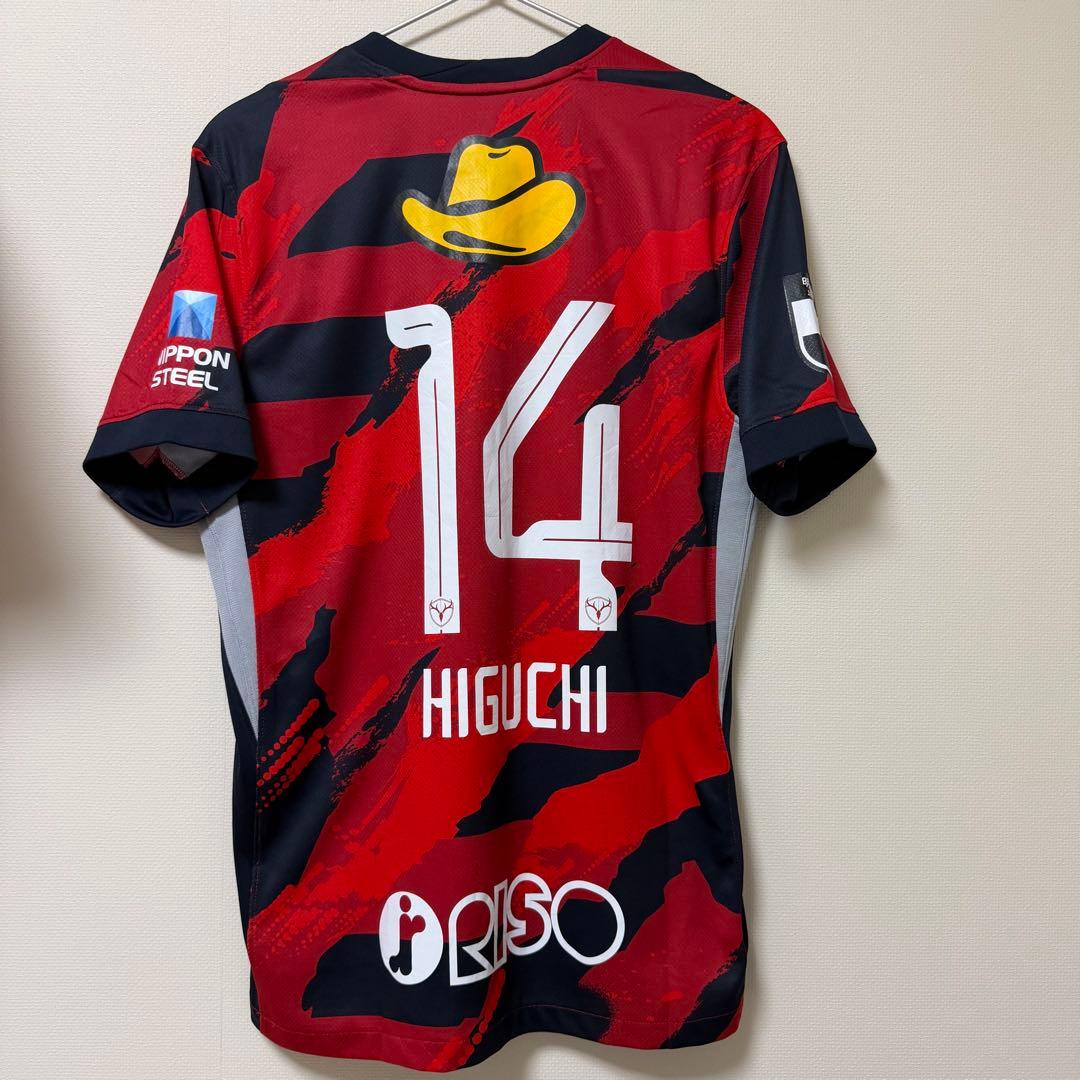 2025鹿島アントラーズ ホームユニフォーム 14番 樋口 2025 鹿島アントラーズ ユニフォーム #14 樋口雄太