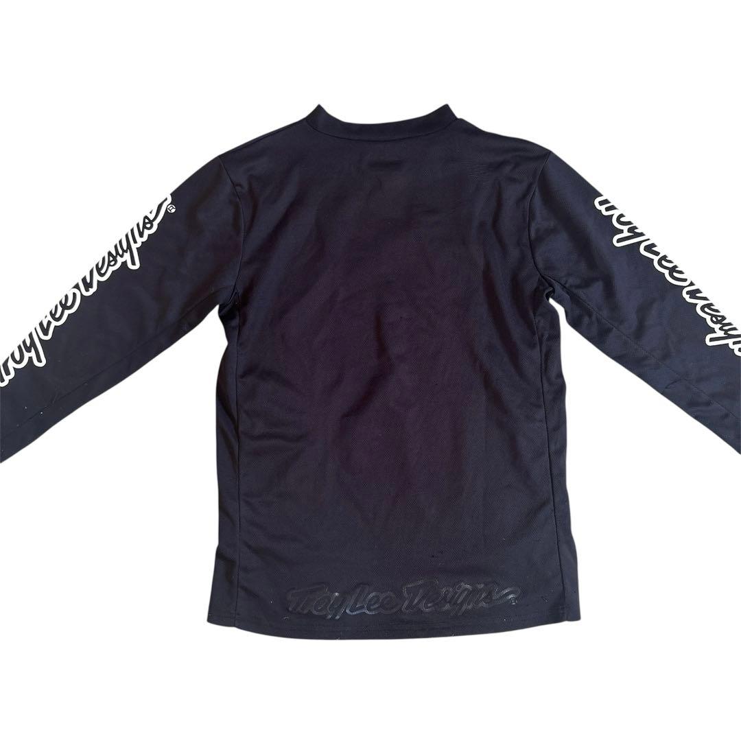 トロイリーデザインBMXレースジャージ キッズM ブラックモトクロス