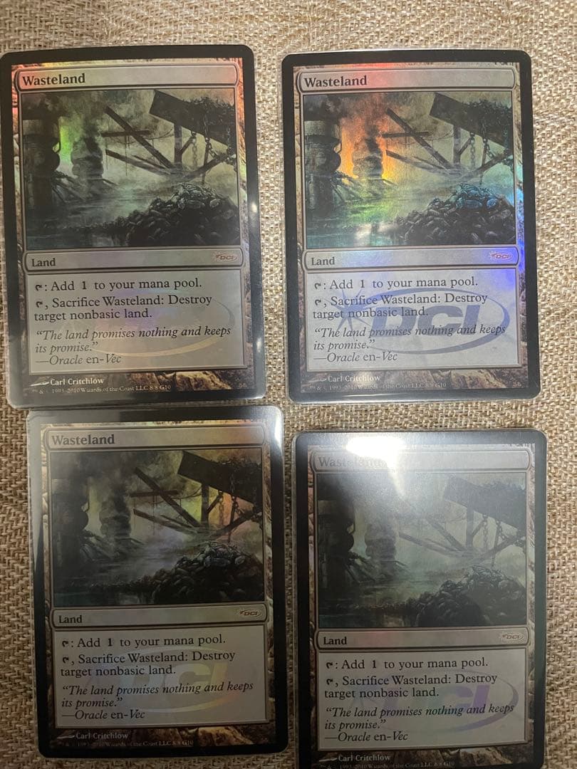 英語Foil《不毛の大地/Wasteland》(2010年版ジャッジ褒賞) 4枚 - メルカリ