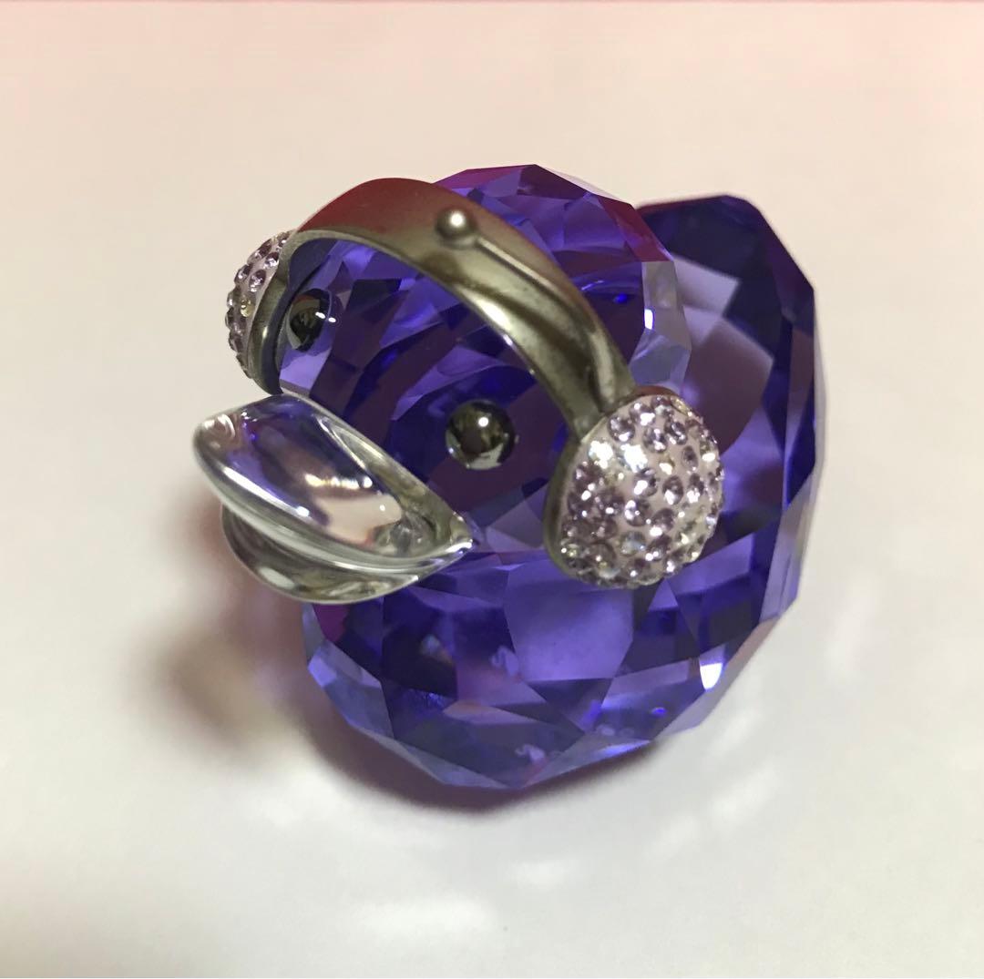 SWAROVSKI ハッピーダック DJ 置物 クリスタルガラス アヒル - メルカリ