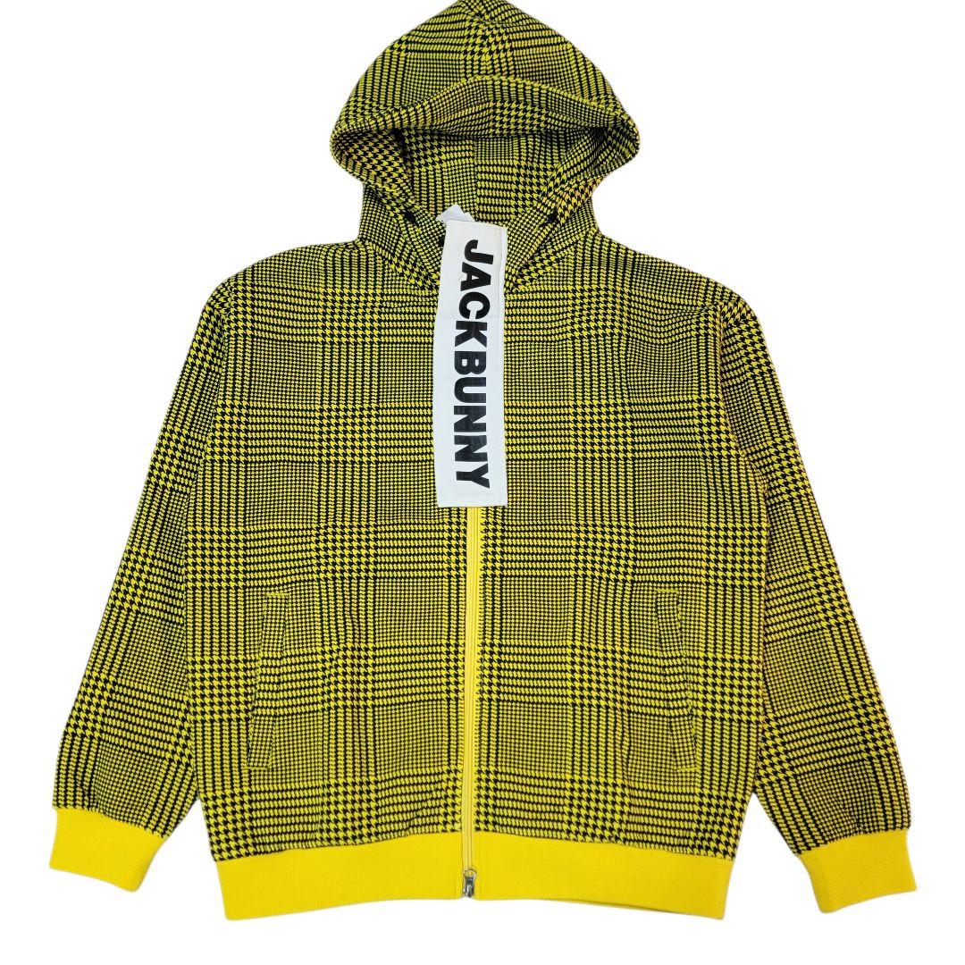 ほぼ未使用 ジャックバニー グレンチェック柄 ダンボールスウェット