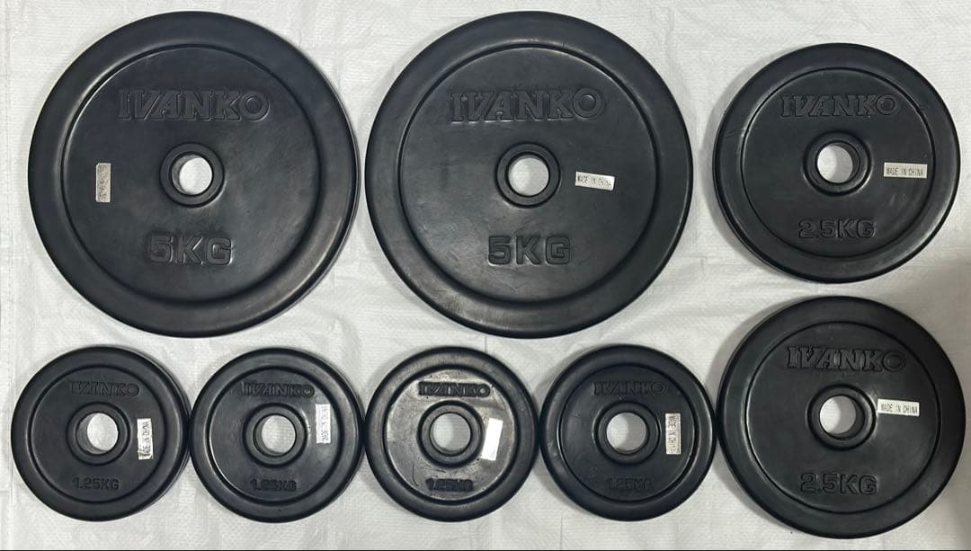 IVANKO イブァンコ ラバープレートセット IVANKO(イヴァンコ) ROEZH オリンピックラバープレートセット