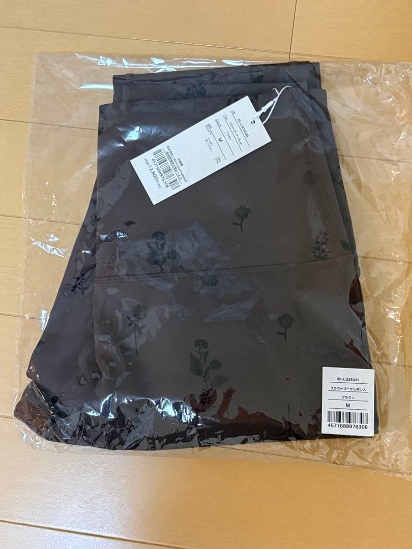 新品未使用【SUKALA】フラワーブーケレギンス ブラウン M - メルカリ