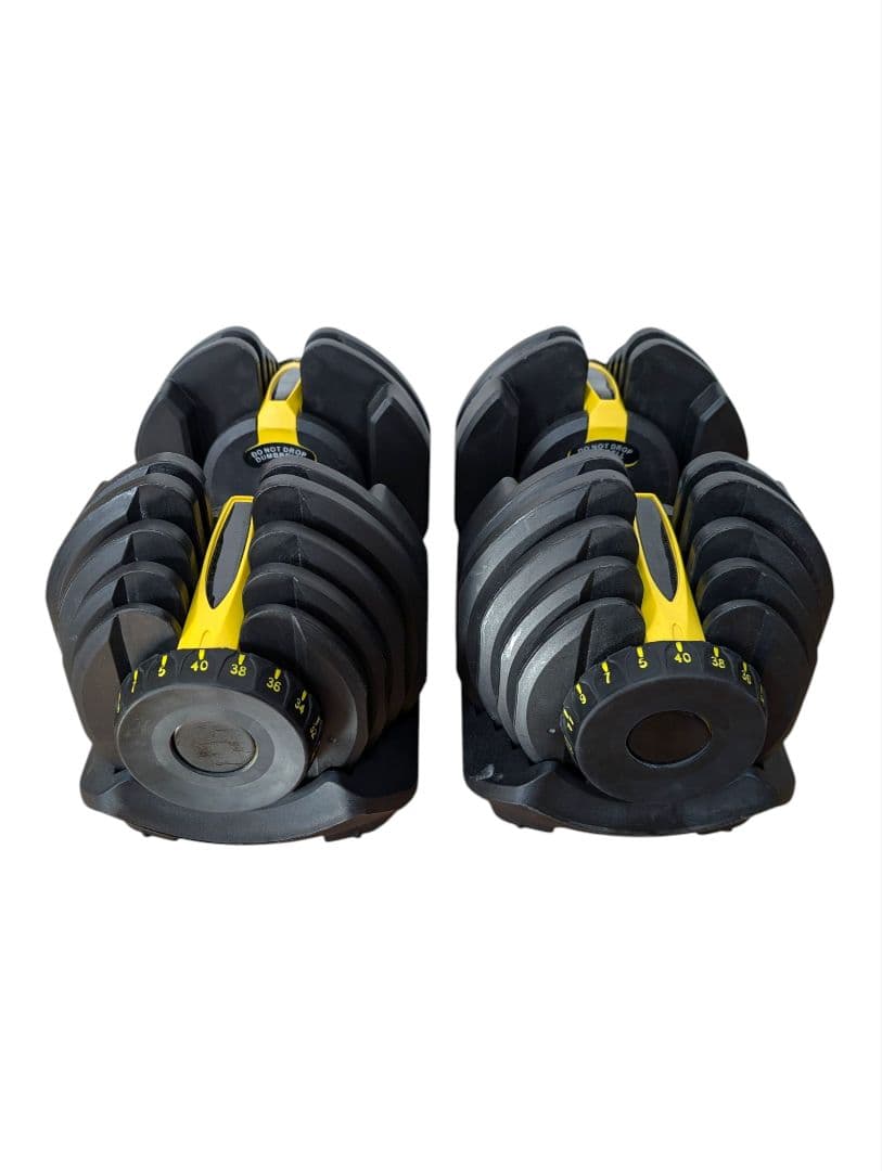 たのめる便】可変式ダンベル ダイヤル調整5Kg〜40Kg① 筋トレ - メルカリ