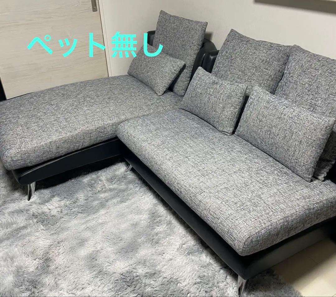 アルモニア Bella Curva カウチソファ（グレー） Bella curva フルセット コンパクト／レギュラー／ラージ
